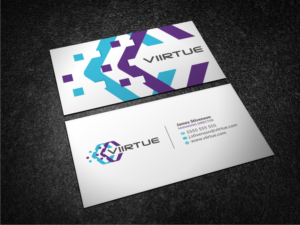 Viirtue business card design | Diseño de Tarjeta de Presentación por Atvento Graphics