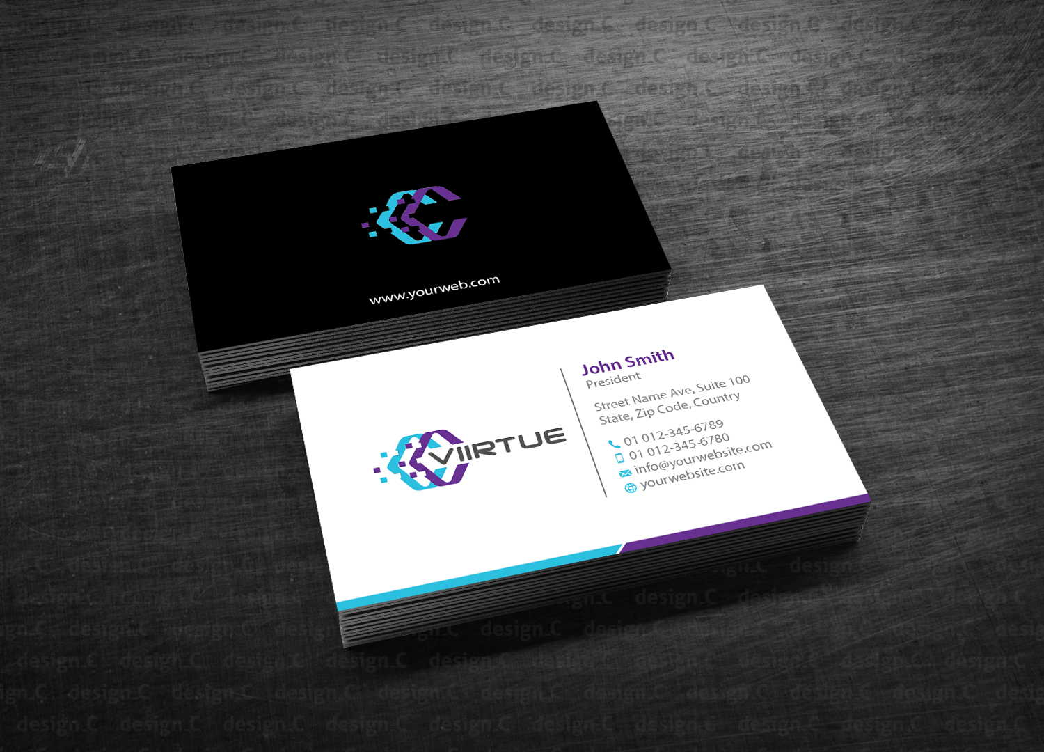 Diseño de Tarjeta de Presentación por design_C. para este proyecto | Diseño #16204185