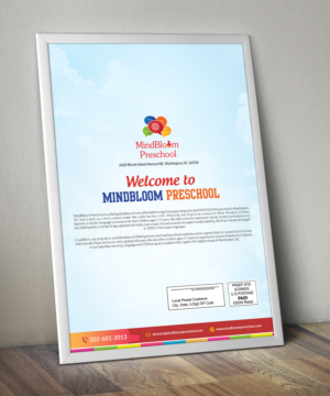 Flyer Design by debdesign for MIndBloom Preschool | Design: #16340073