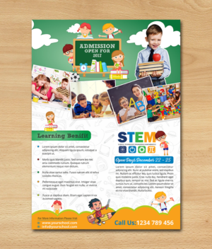 Flyer Design by ecorokerz for MIndBloom Preschool | Design #16146555