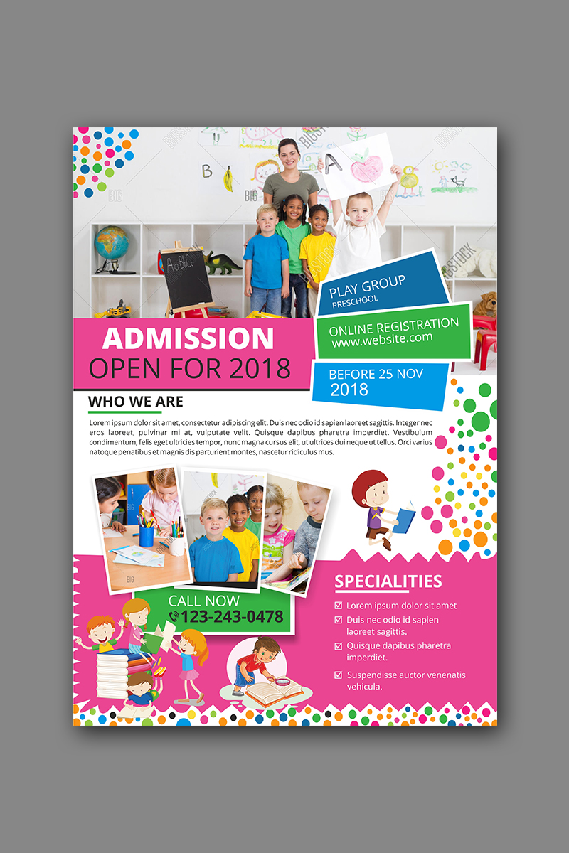 Flyer Design by ecorokerz for MIndBloom Preschool | Design #16148152