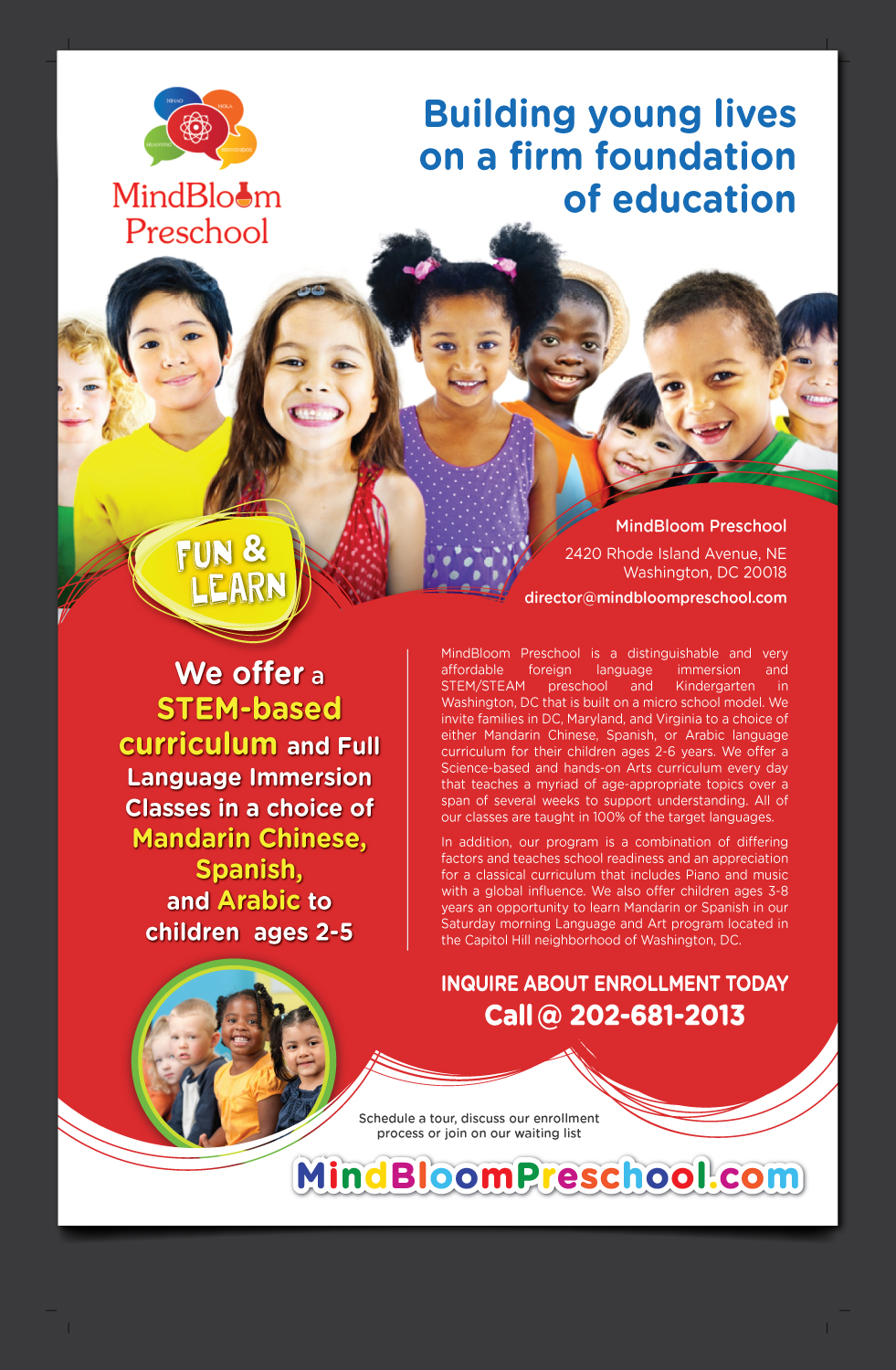 preschool flyer ideas tirevi fontanacountryinn com preschool flyer