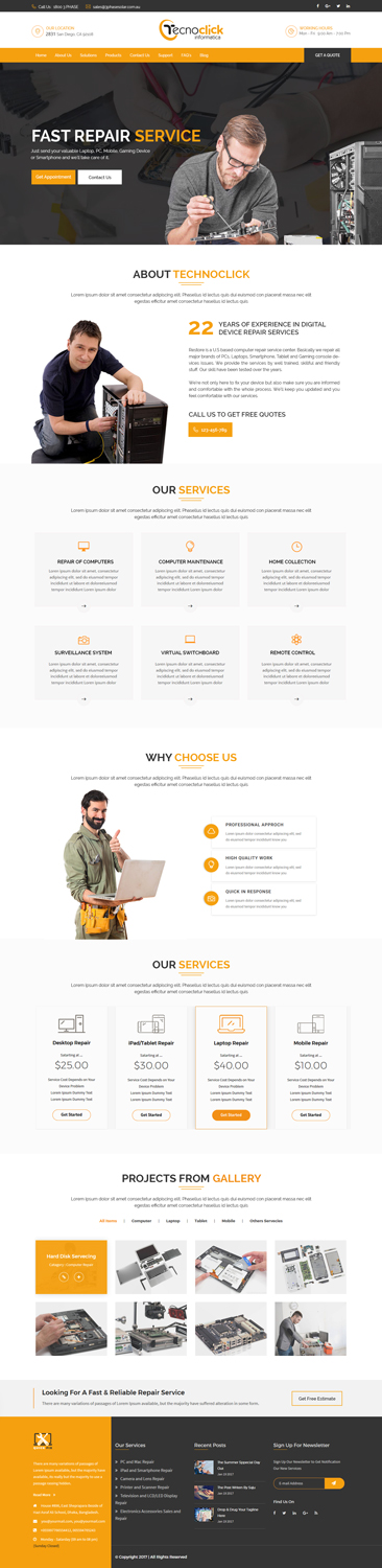 Web Design by Xclusive Designers for Tecnoclick | Design #16290296