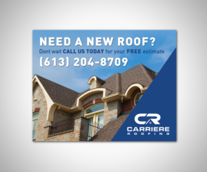 Postcard Design by neboica for Carriere Roofing | Design: #16325146