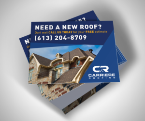 Postcard Design by neboica for Carriere Roofing | Design: #16325261