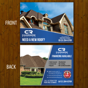 Postcard Design by Schöpfer for Carriere Roofing | Design: #16324641
