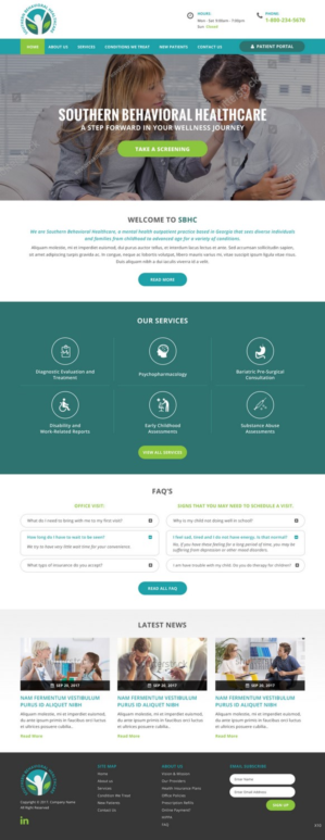 Web Design by pb for Southern Behavioral Healthcare | Design: #16153270