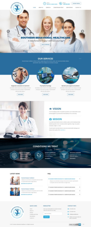 Web Design by pb for Southern Behavioral Healthcare | Design: #16153279