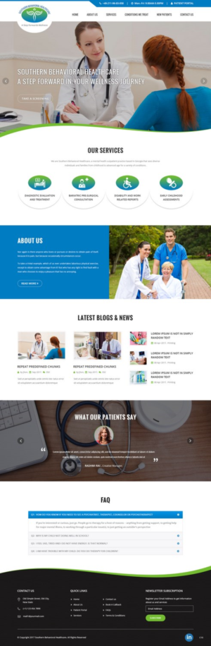Diseño Web por pb para Southern Behavioral Healthcare | Diseño: #16153281