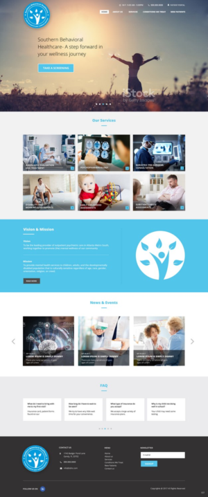 Diseño Web por pb para Southern Behavioral Healthcare | Diseño: #16166131