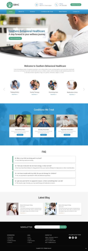 Diseño Web por pb para Southern Behavioral Healthcare | Diseño: #16166132