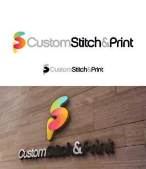 Logo Design by trufya for Custom Stitch & Print | Design: #16286166