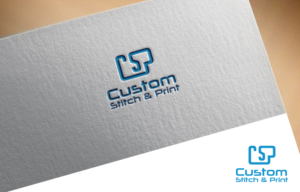 Logo Design by Verified artistry (Design garden) for Custom Stitch & Print | Design: #16280287