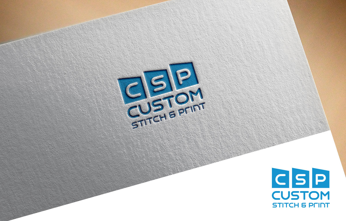 Logo Design by Verified artistry (Design garden) for Custom Stitch & Print | Design #16280290