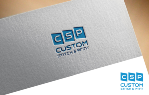 Logo Design by Verified artistry (Design garden) for Custom Stitch & Print | Design: #16280291