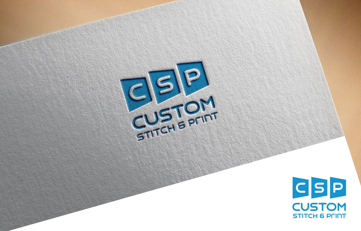 Logo Design by Verified artistry (Design garden) for Custom Stitch & Print | Design #16280292