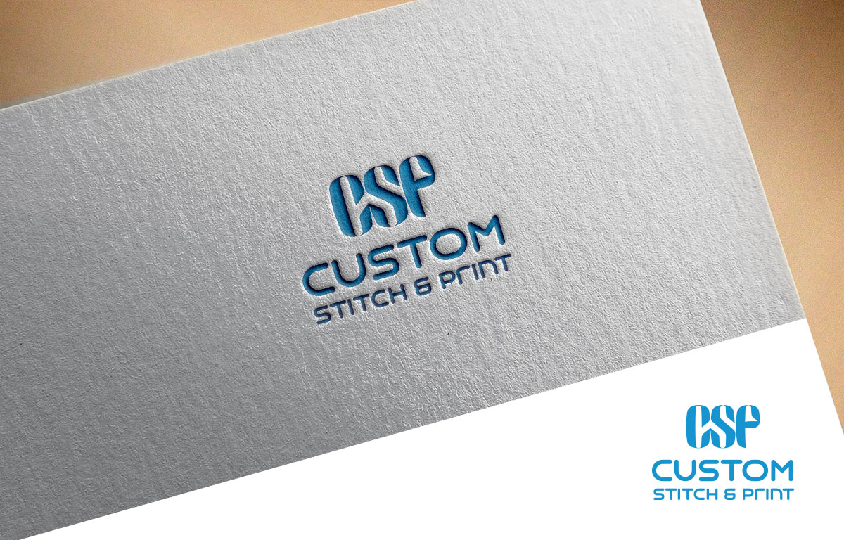Logo Design by Verified artistry (Design garden) for Custom Stitch & Print | Design #16280293