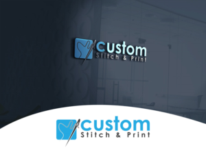 Logo Design by A S design @ for Custom Stitch & Print | Design: #16212779