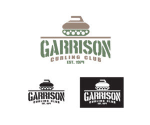 Garrison Curling Club | Logo-Design von Buck Tornado