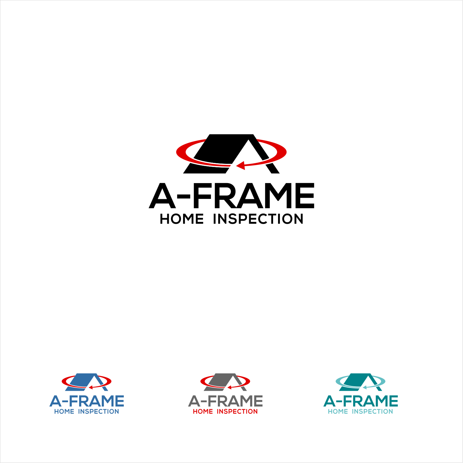 Logo Design by kolevvp for A-Frame Home Inspection | Design #16187050