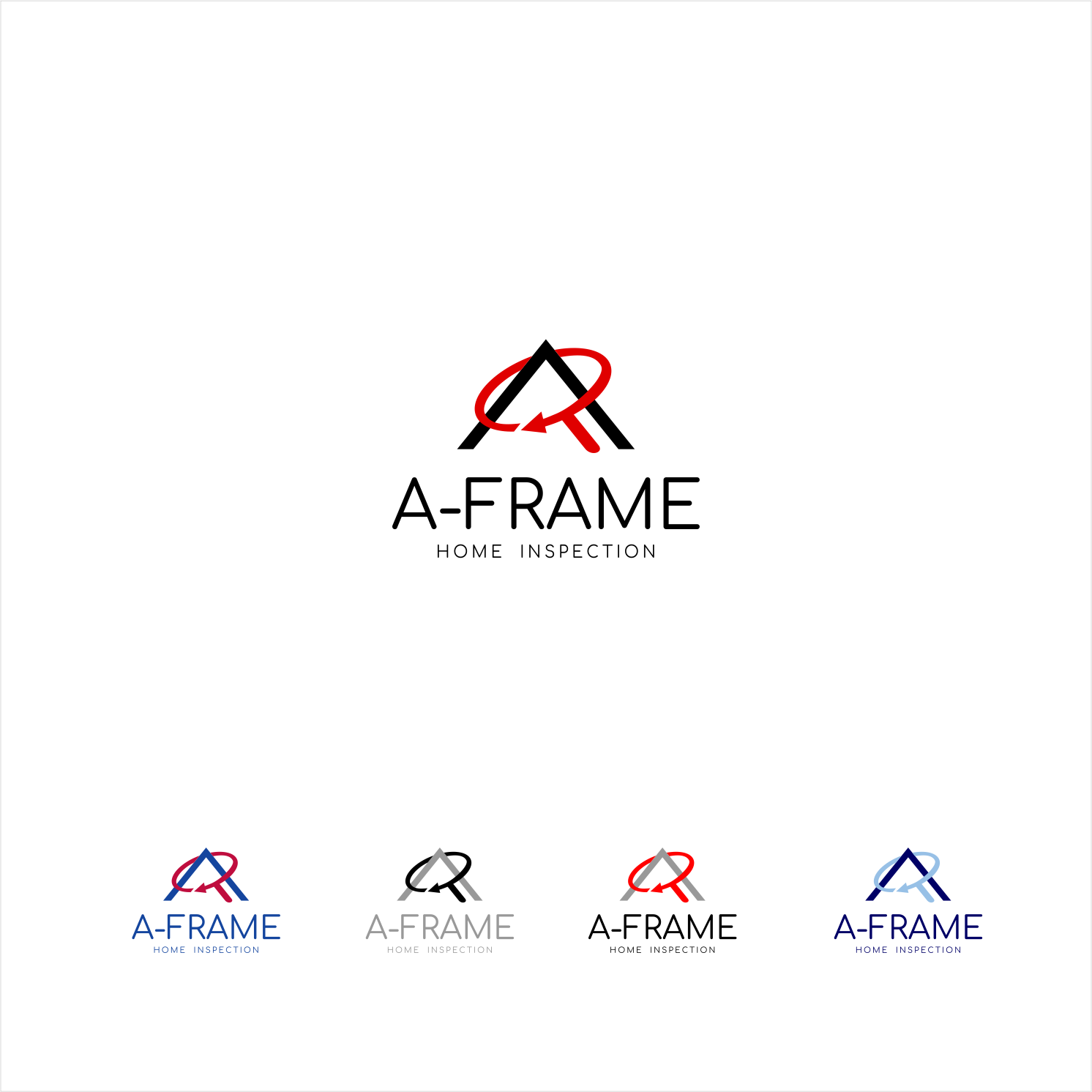 Logo Design by kolevvp for A-Frame Home Inspection | Design #16187644