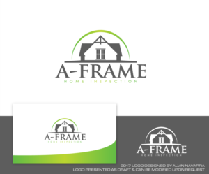 Logo Design by alvinnavarra for A-Frame Home Inspection | Design: #16189638