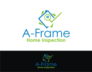 Logo Design by Soul Light for A-Frame Home Inspection | Design: #16187659