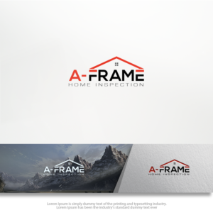 Logo Design by groomfox for A-Frame Home Inspection | Design: #16197602