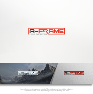 Logo Design by groomfox for A-Frame Home Inspection | Design: #16197610
