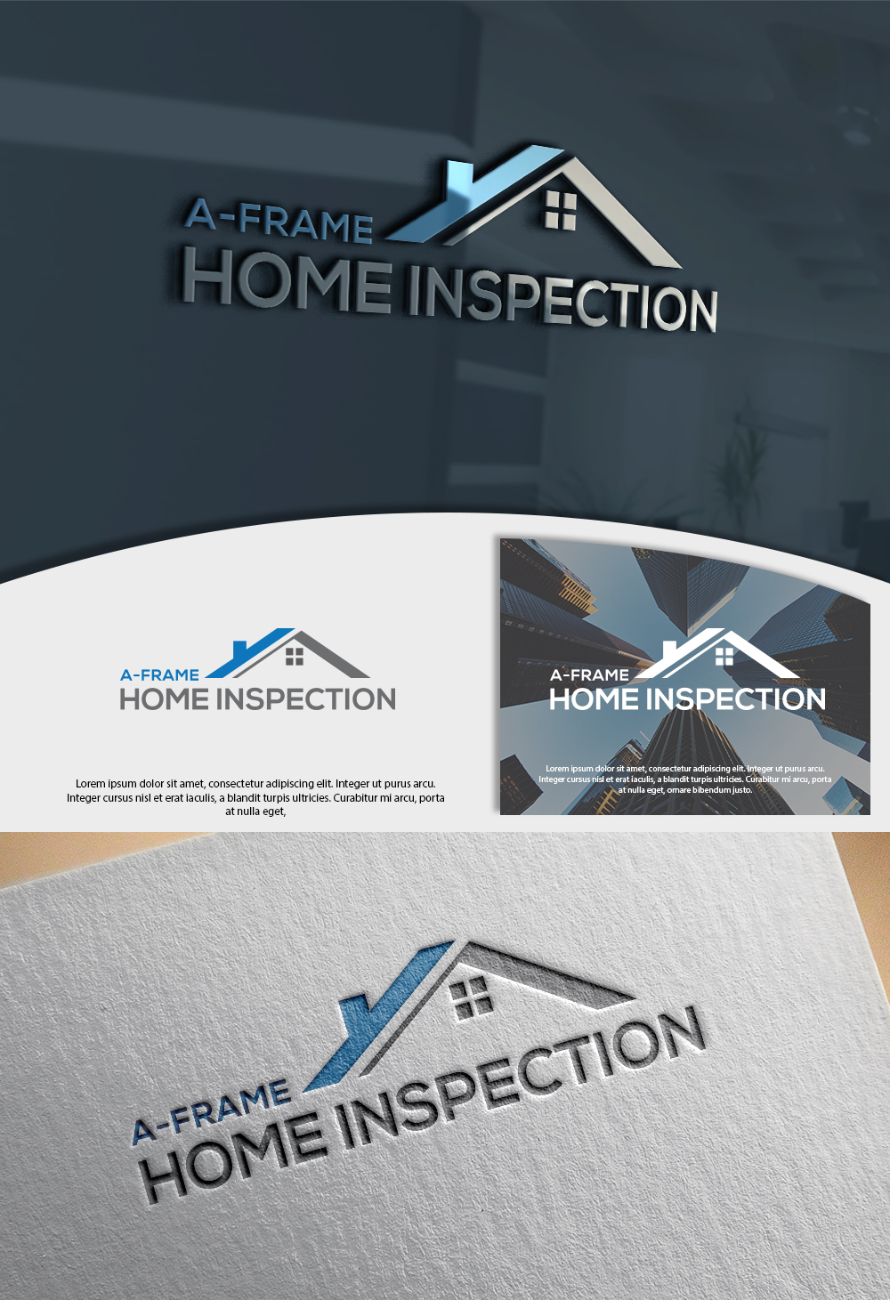 Logo-Design von Renewable für A-Frame Home Inspection | Design #16210223