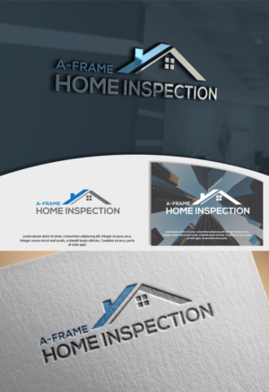 Logo Design by Renewable for A-Frame Home Inspection | Design: #16210223