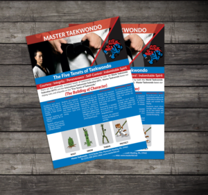 Flyer Design by Deziners Zone for Master Taekwondo, Inc. | Design: #16175352