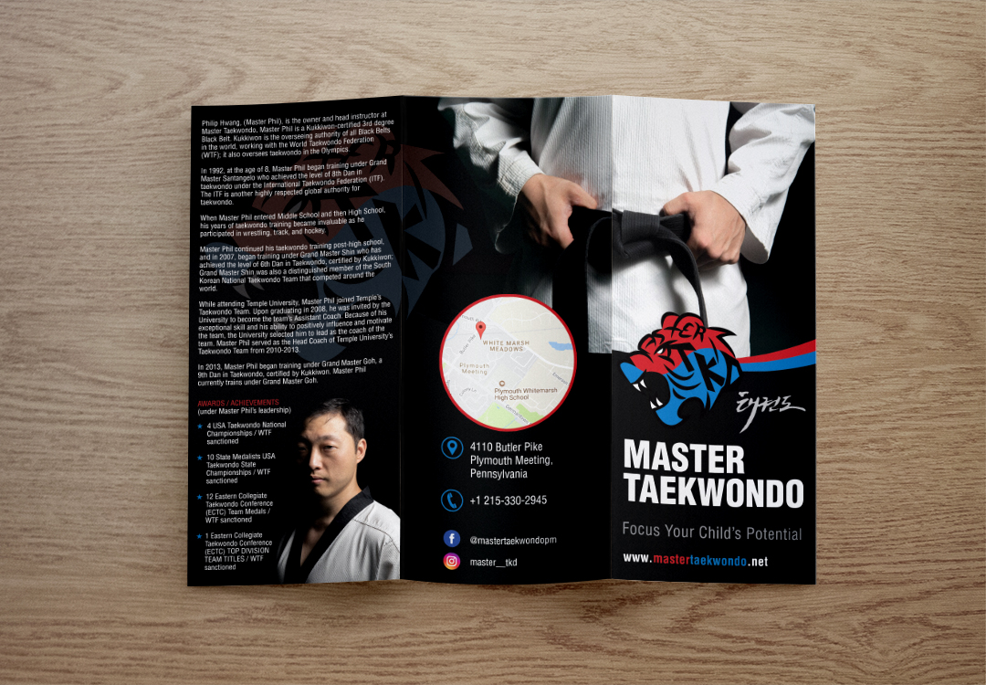 Flyer Design by - SWING - for Master Taekwondo, Inc. | Design #16201027