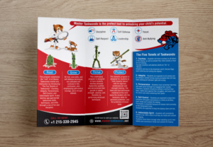 Simple Easy - Taekwondo brochure  | Flyer Design by - SWING -