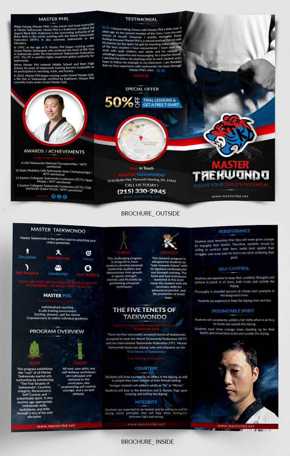Flyer Design by SAI DESIGNS for Master Taekwondo, Inc. | Design #16171272