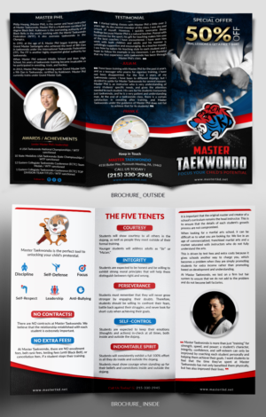 Flyer Design by SAI DESIGNS for Master Taekwondo, Inc. | Design: #16215256