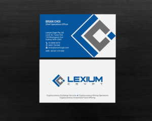 Business Card Design by chandrayaan.creative for Essen Capital Group | Design #16161402