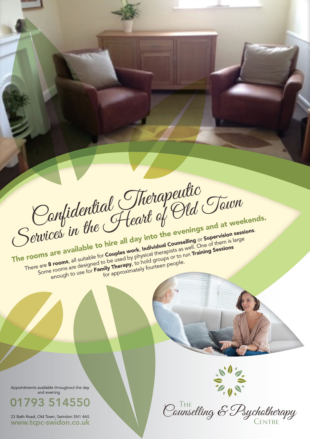Advertisement Design by apolgv for The Counselling & Psychotherapy Centre | Design #16213673