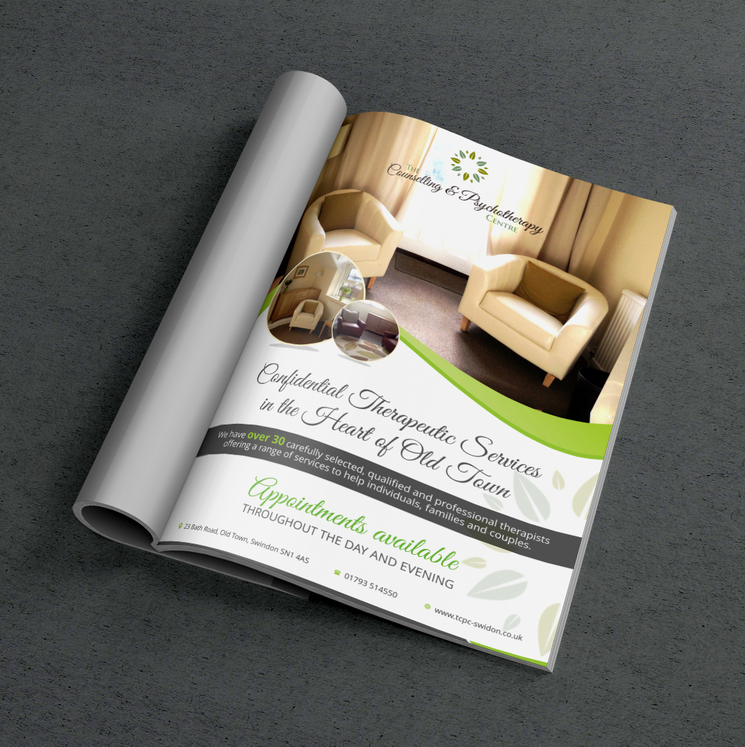 Advertisement Design by ecorokerz for The Counselling & Psychotherapy Centre | Design #16161663