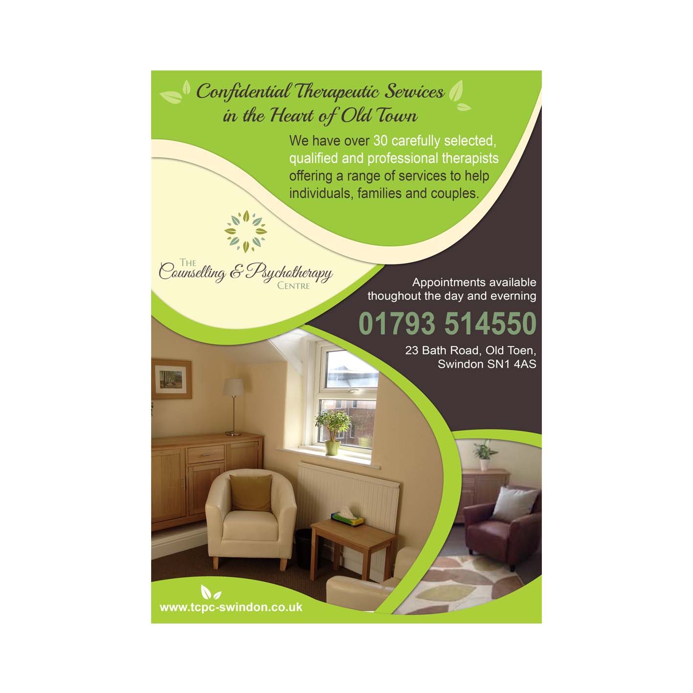 Werbe-Design von xAPx für The Counselling & Psychotherapy Centre | Design #16160625