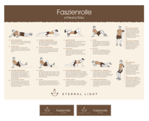 Poster Design with Yoga Foam Roller Exercise Guide | Design de Poster par D Creative
