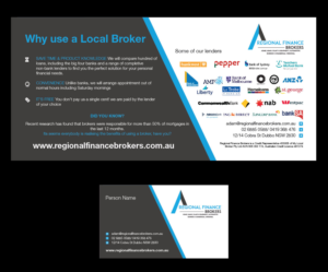 Flyer Design by joliau for Regional Finance Brokers | Design: #16154419