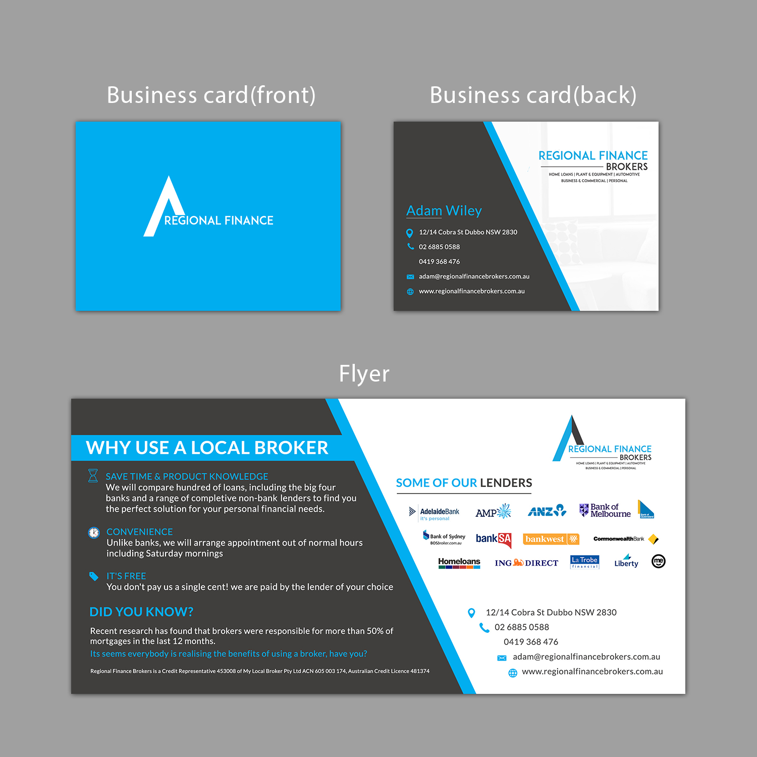 Flyer-Design von aspiremedia für Regional Finance Brokers | Design #16177200