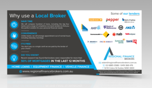 Flyer Design by SAI DESIGNS for Regional Finance Brokers | Design: #16206572