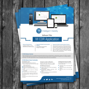 Flyer Design by creative.bugs for Intelligent Visibility | Design: #16162800
