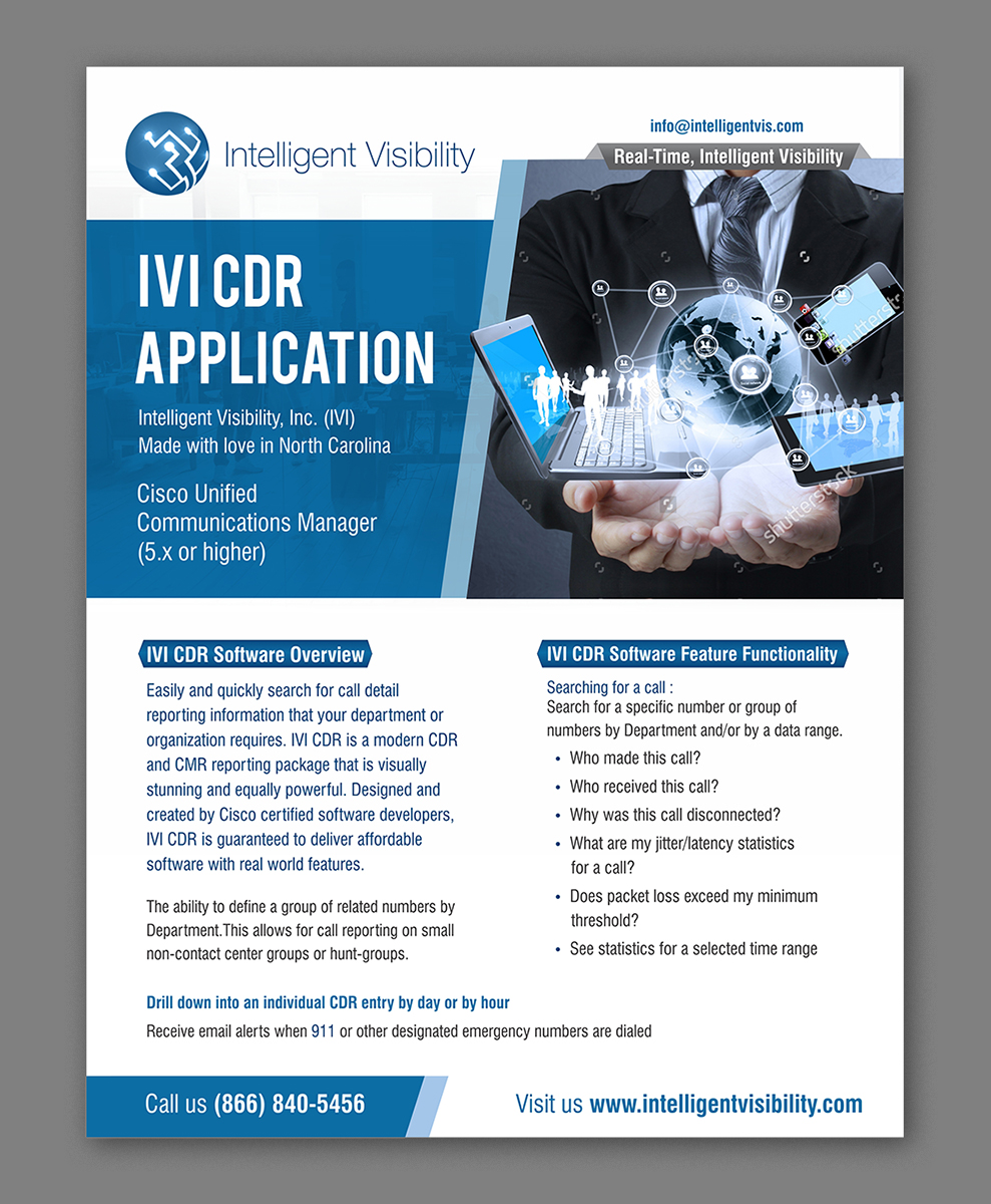Flyer Design by D Creative for Intelligent Visibility | Design #16191099