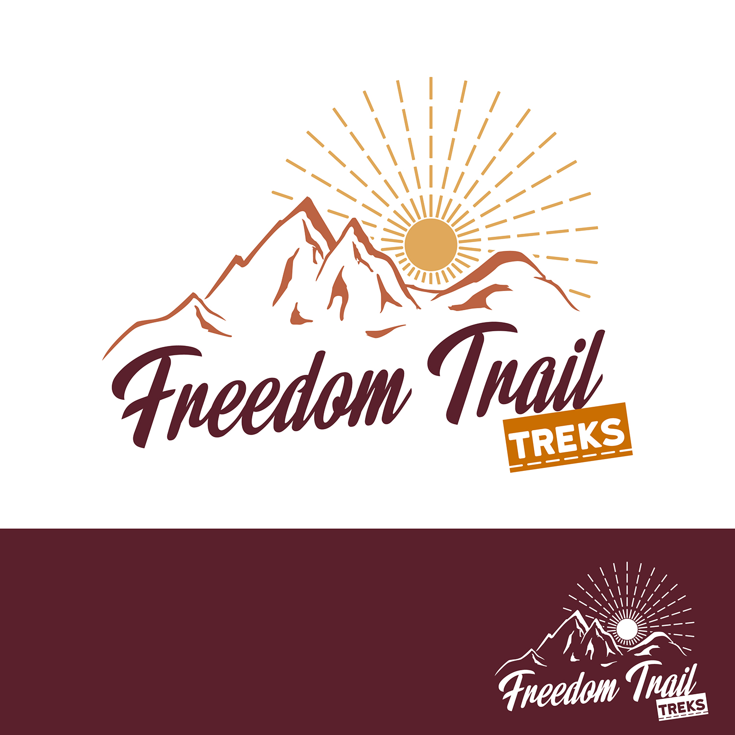 Diseño de Logo por John-Alexander Design para Freedom Trail Treks | Diseño #16246397