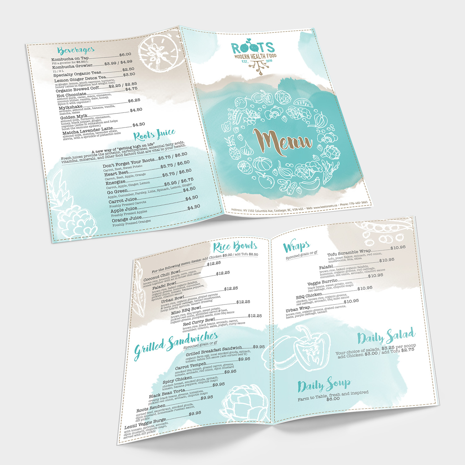 Menu Design by Lesaba Design for this project | Design #16249114