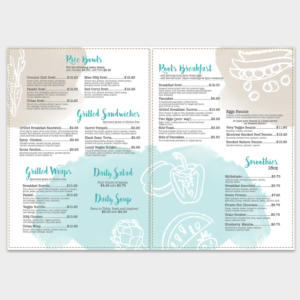 Menu Design by Lesaba Design for this project | Design: #16410199
