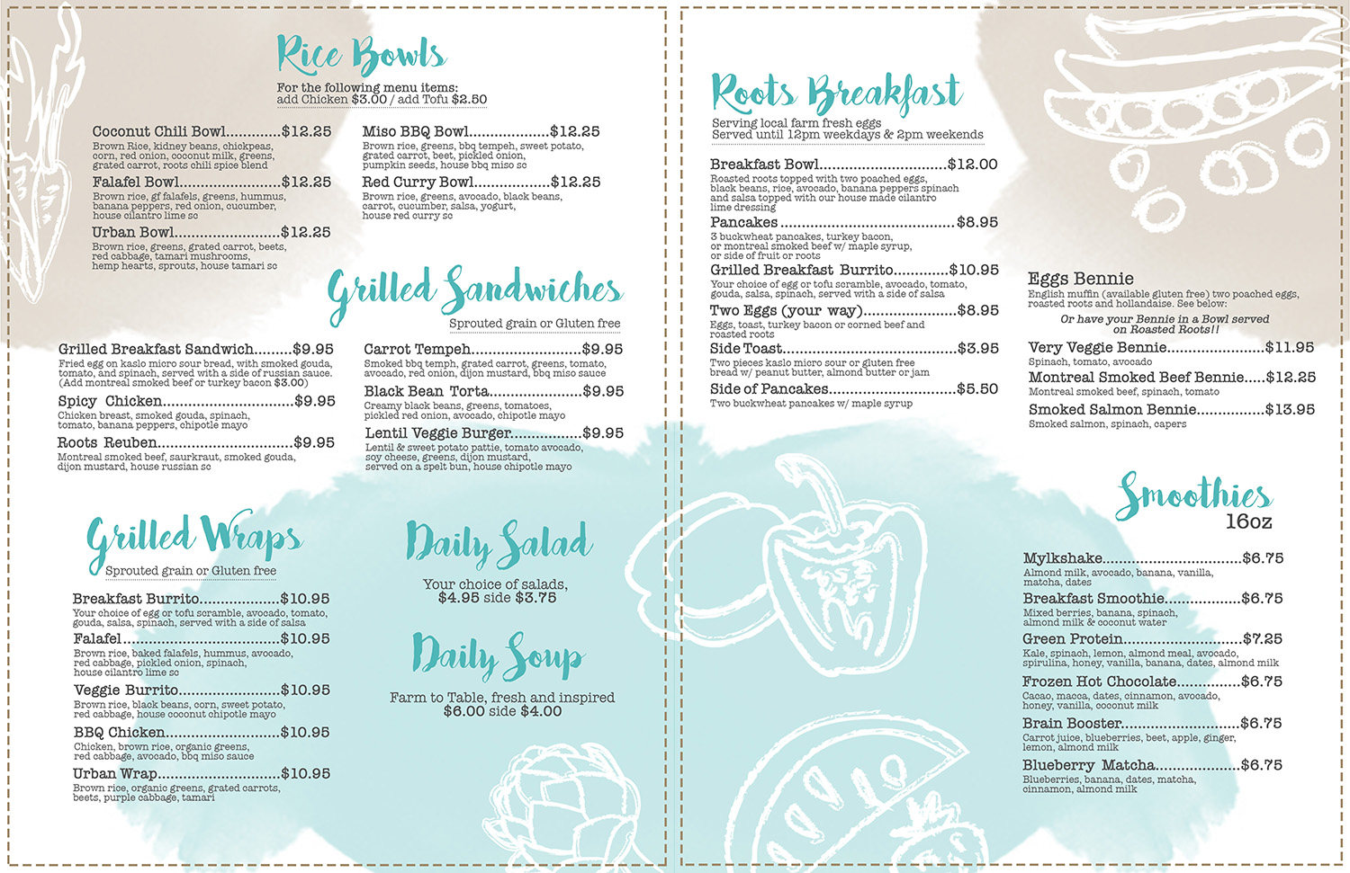 Menu Design by Lesaba Design for this project | Design #16461541